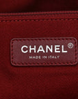 Canvas Small Deauville Tote Red