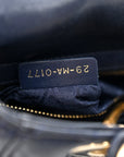 Lambskin Cannage Small Lucky Badges My Lady D1OR Navy