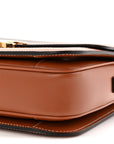Triomphe Canvas Calfskin Medium Triomphe Bag Tan