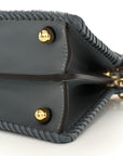Vitello King Shiny Nappa Intreccio Petite Peekaboo I SEE U Satchel Tempesta