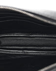 Grain De Poudre Matelasse Monochrome Monogram Mini Lou Camera Bag Black