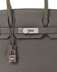 Togo Birkin 30 Gris Meyer
