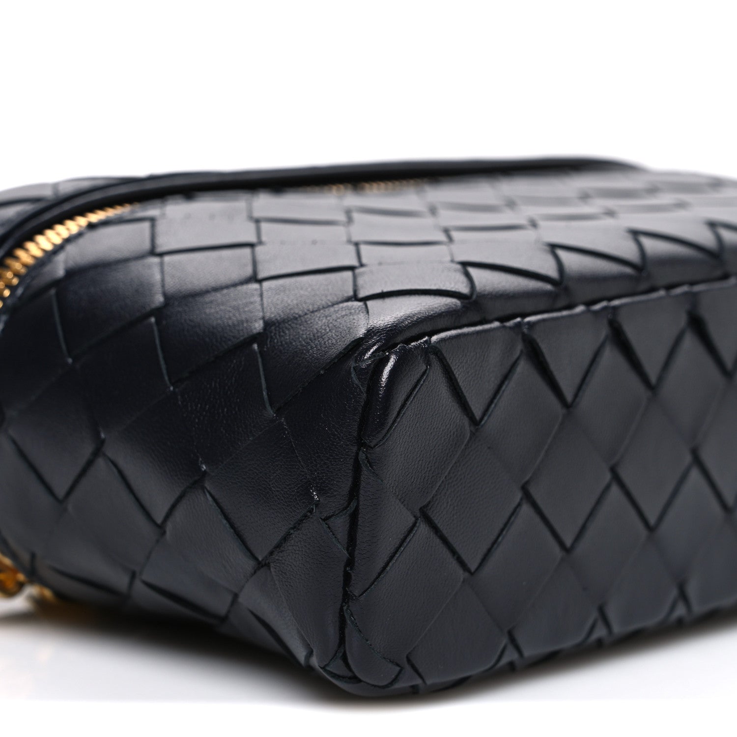 Calfskin Intrecciato Bang Bang Vanity Case Nocturnal