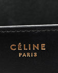Box Calfskin Medium Classic Box Flap Bag Black