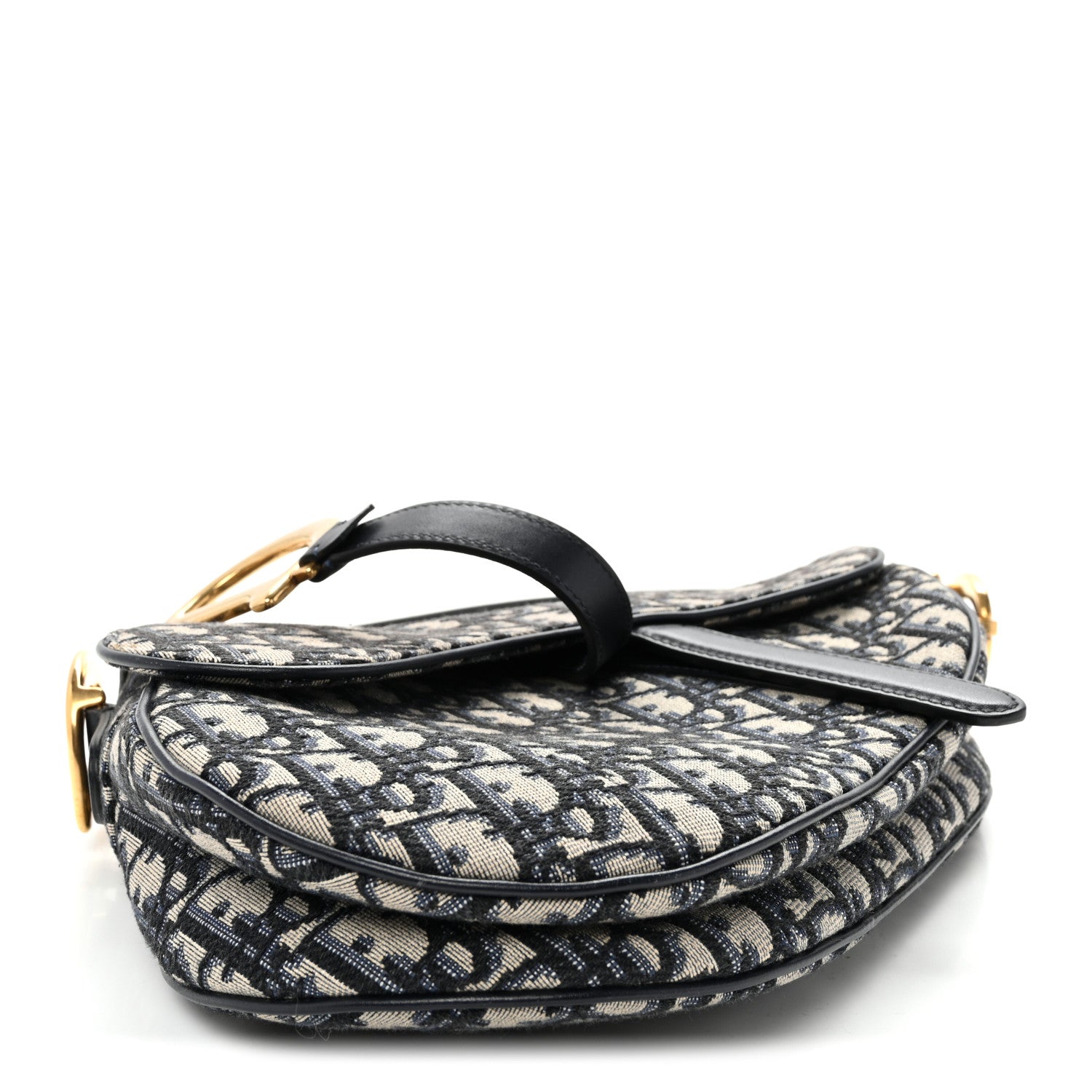 Oblique Saddle Bag Blue