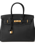 Togo Birkin 30 Black