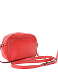 Pebbled Calfskin Small Soho Disco Bag Tabasco Red