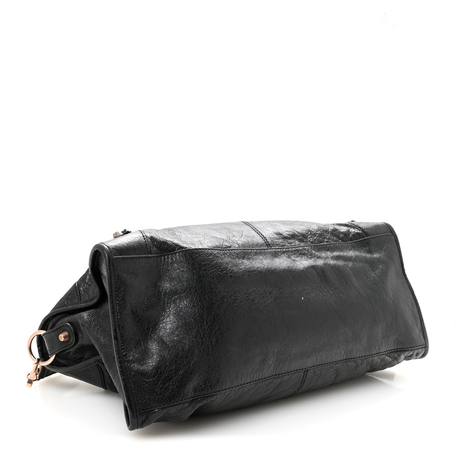 Agneau Giant 21 Rose Gold  Hardware Part Time Black