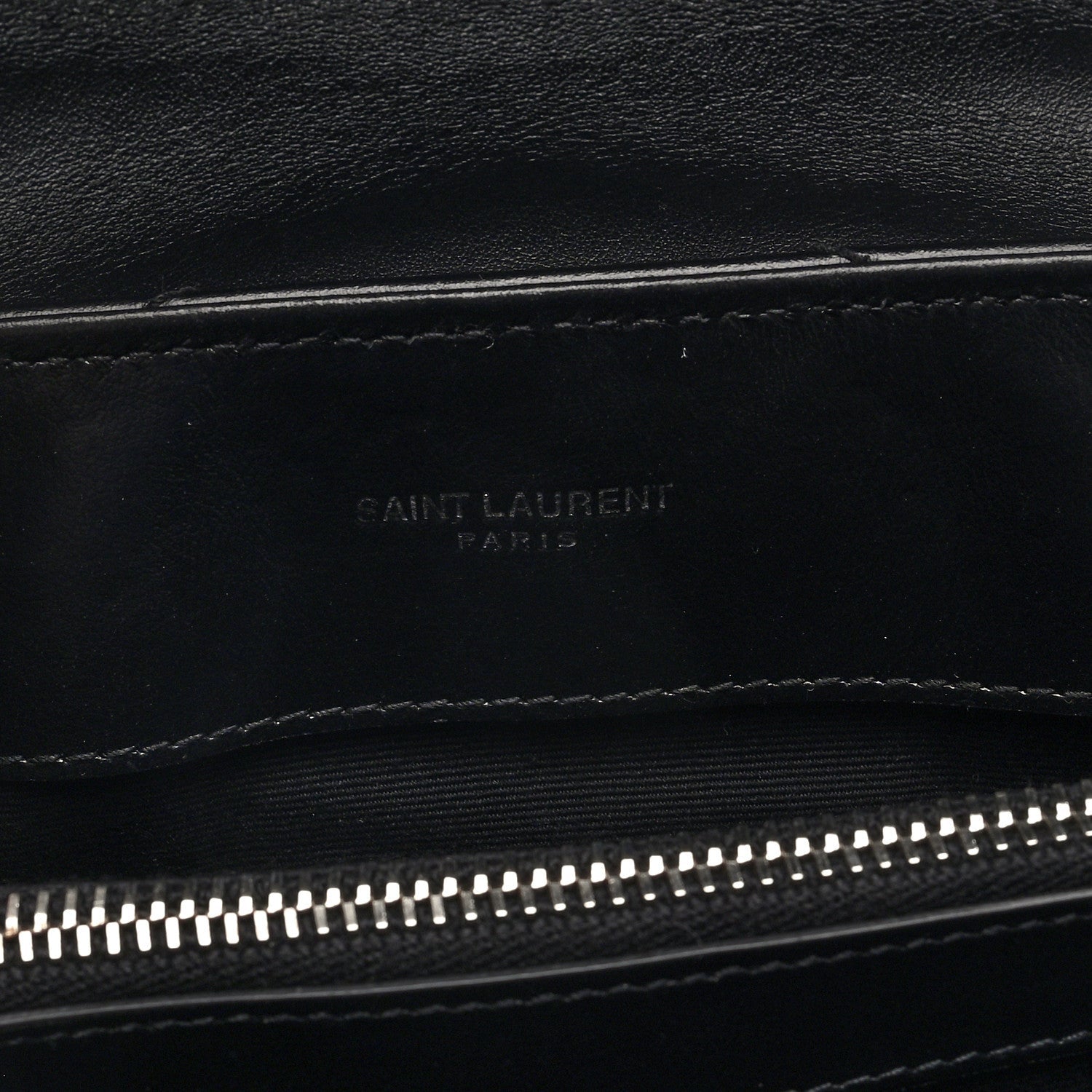 Calfskin Y Quilted Monogram Small Loulou Chain Satchel Black