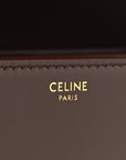 Shiny Calfskin Medium Triomphe Chestnut