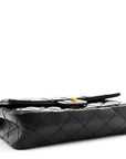 Aged Calfskin Quilted 2.55 Reissue Chain Waist Bag Black