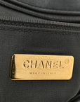 Lambskin Quilted Medium CHNL 19 Flap Dark Grey