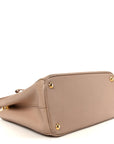 Saffiano Small Galleria Double Zip Tote Cammeo
