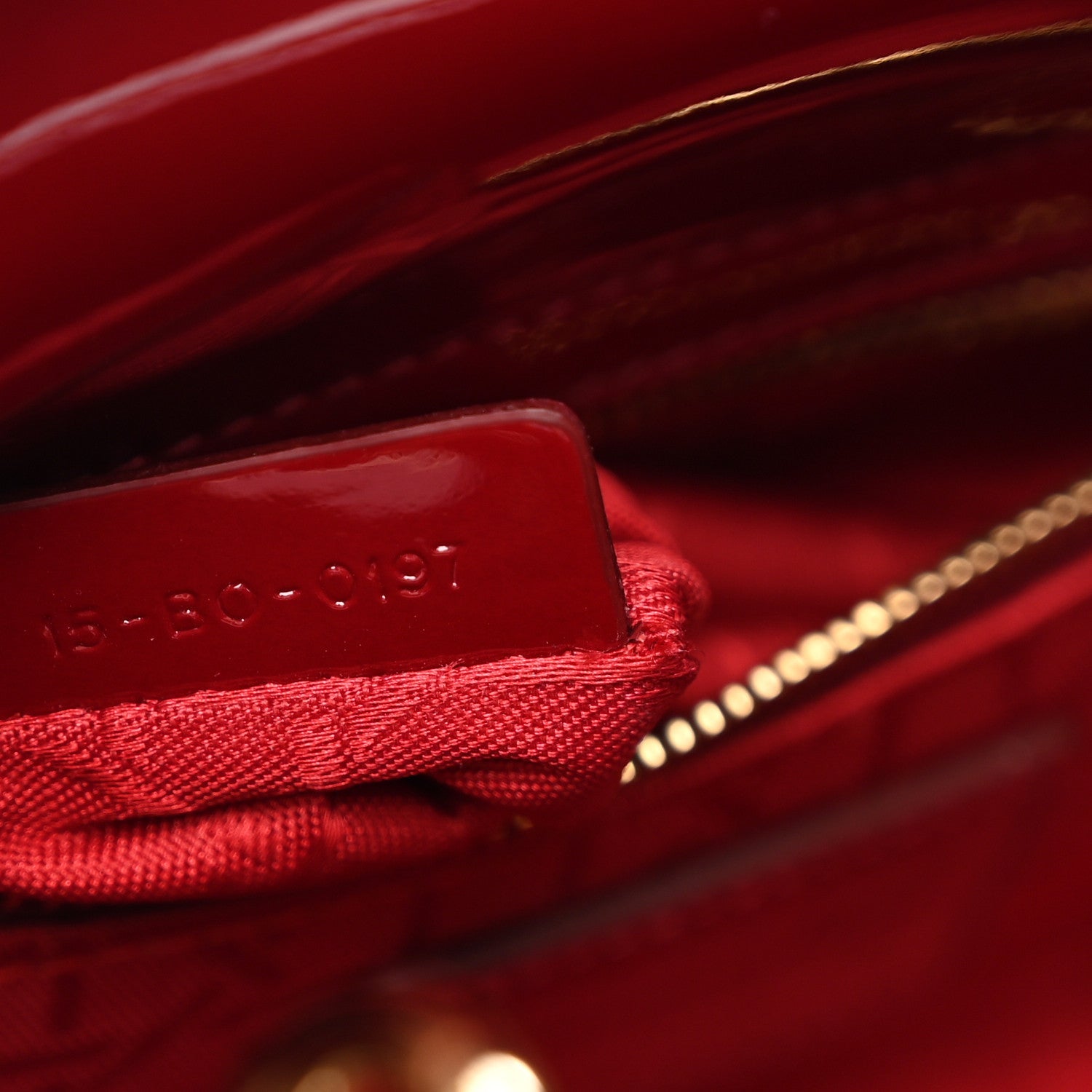 Patent Cannage Mini Lady D1OR Red
