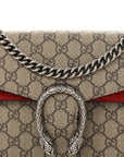 GG Supreme Monogram Small Dionysus Shoulder Bag Red