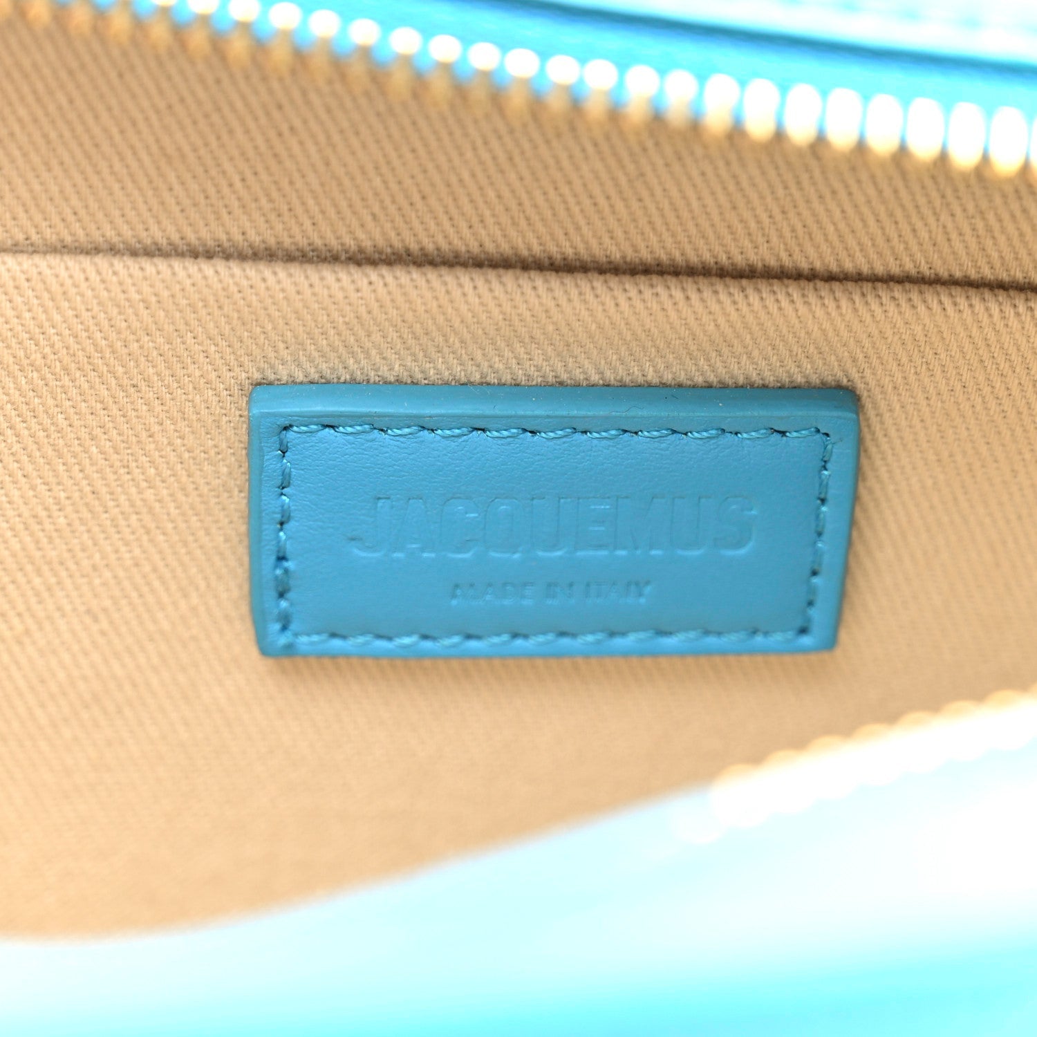 Smooth Calfskin La Vague Turquoise
