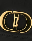 Box Calfskin 30 Montaigne Avenue Pouch Black