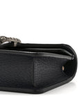 GG Supreme Monogram Textured Dollar Calfskin Super Mini Dionysus Shoulder Bag Beige Blue