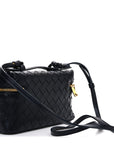 Calfskin Intrecciato Bang Bang Vanity Case Nocturnal