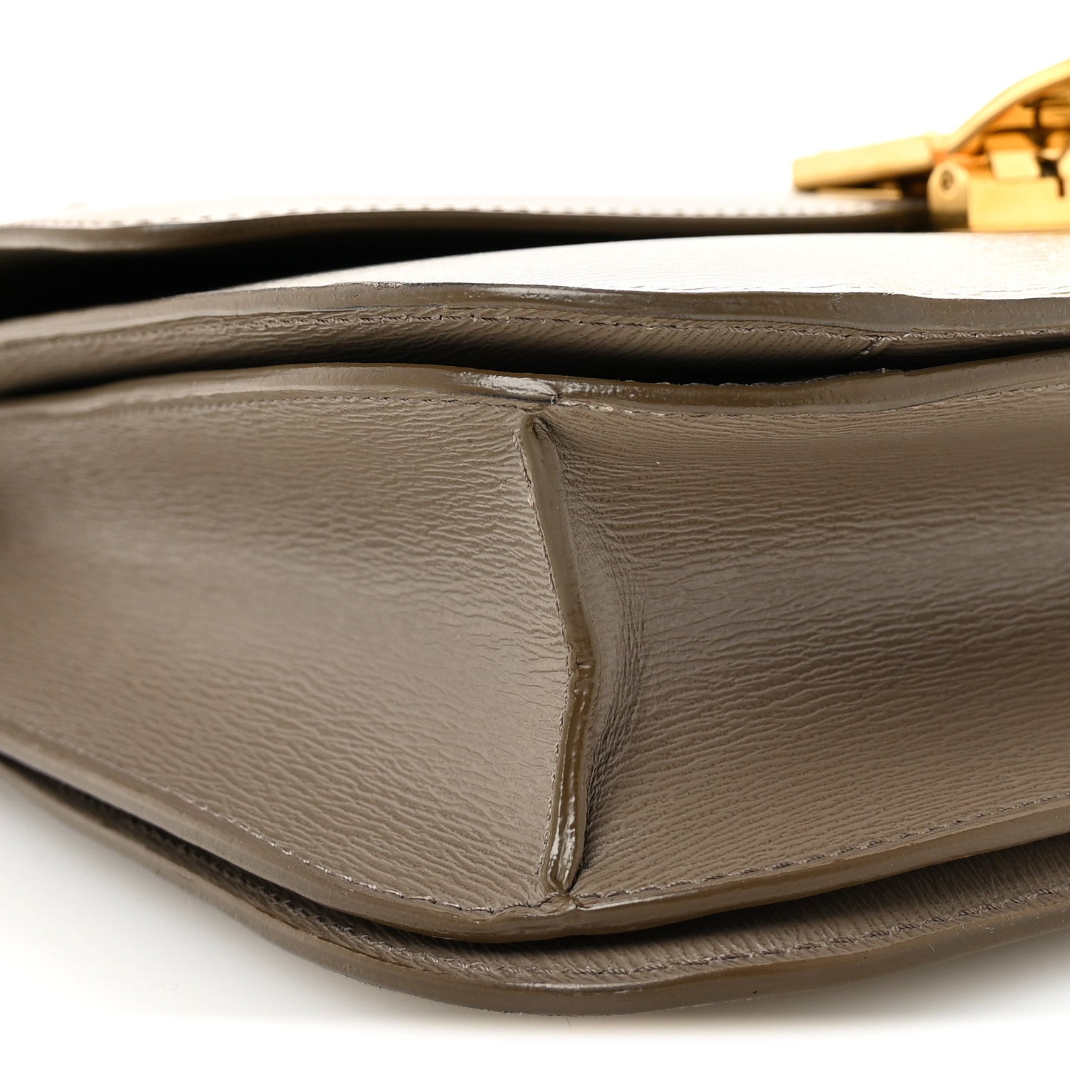 Liege Calfskin Medium Classic Box Flap Bag Souris