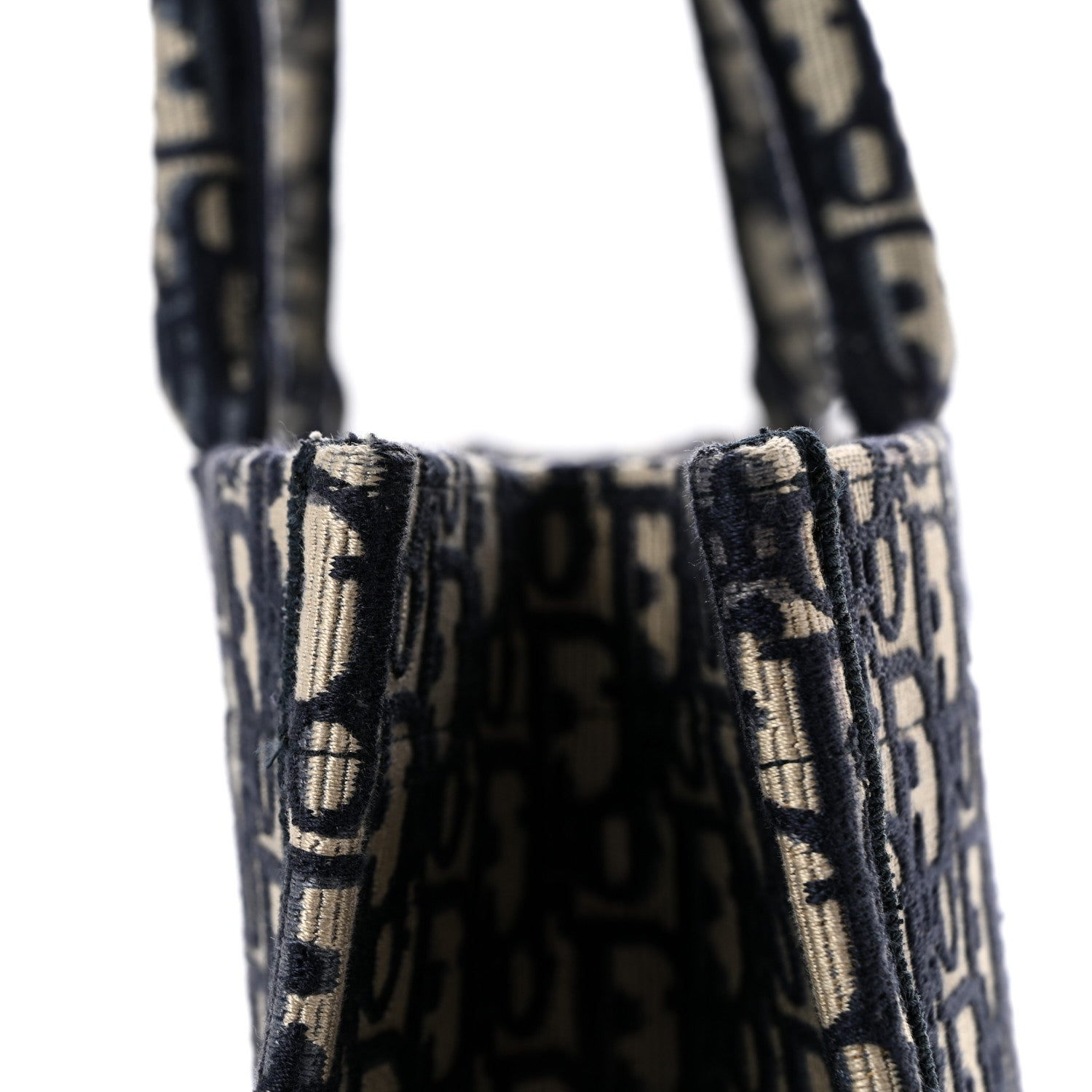 Oblique Large Book Tote Blue Multicolor