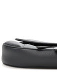 Calfskin Atelier Signature Print Mens Saddle Bag Grey