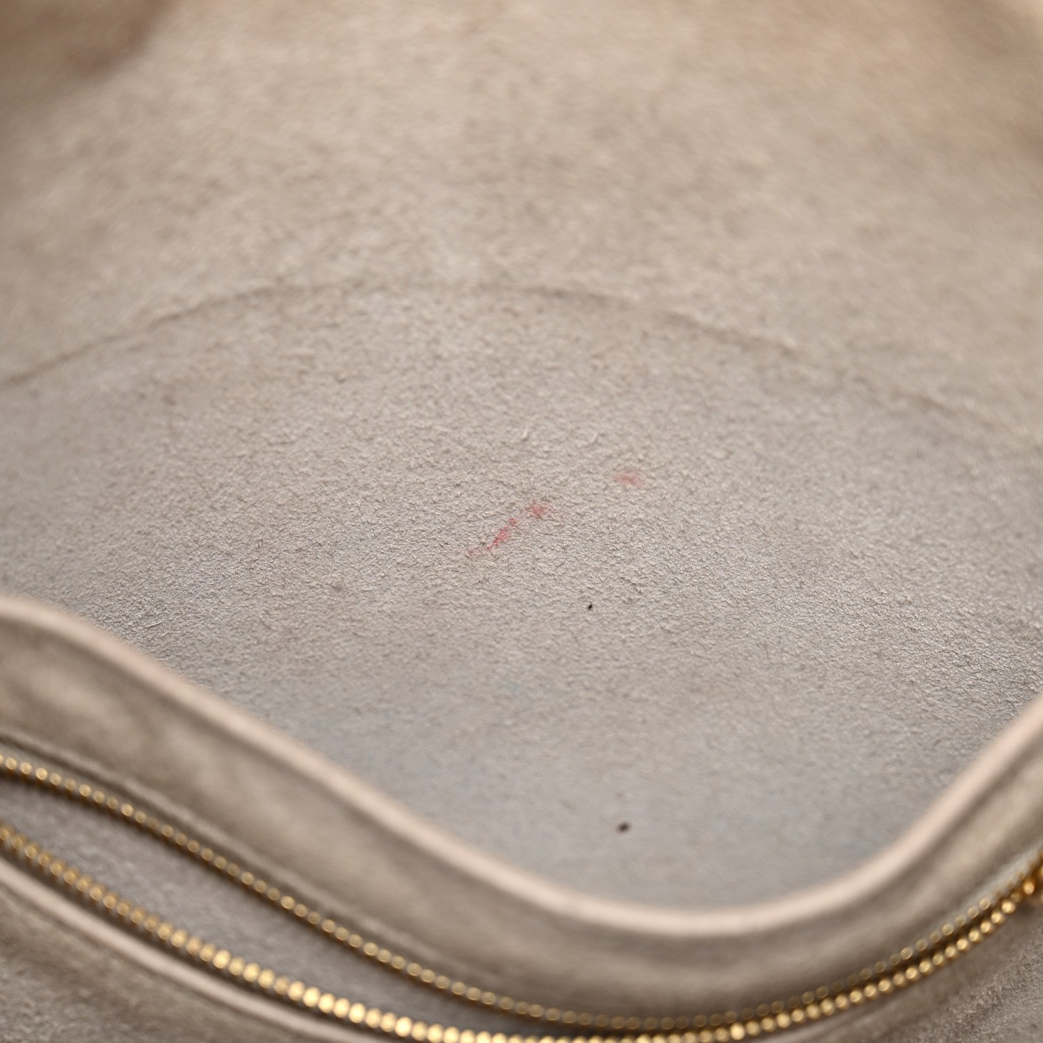 Soft Grained Calfskin Small Sangle Bucket Bag Light Taupe