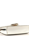 Smooth Calfskin Mini Devotion Envelope Bag White