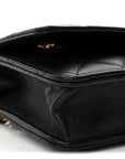 Lambskin Quilted Wallet On Chain WOC Black