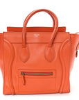 Smooth Calfskin Mini Luggage Orange