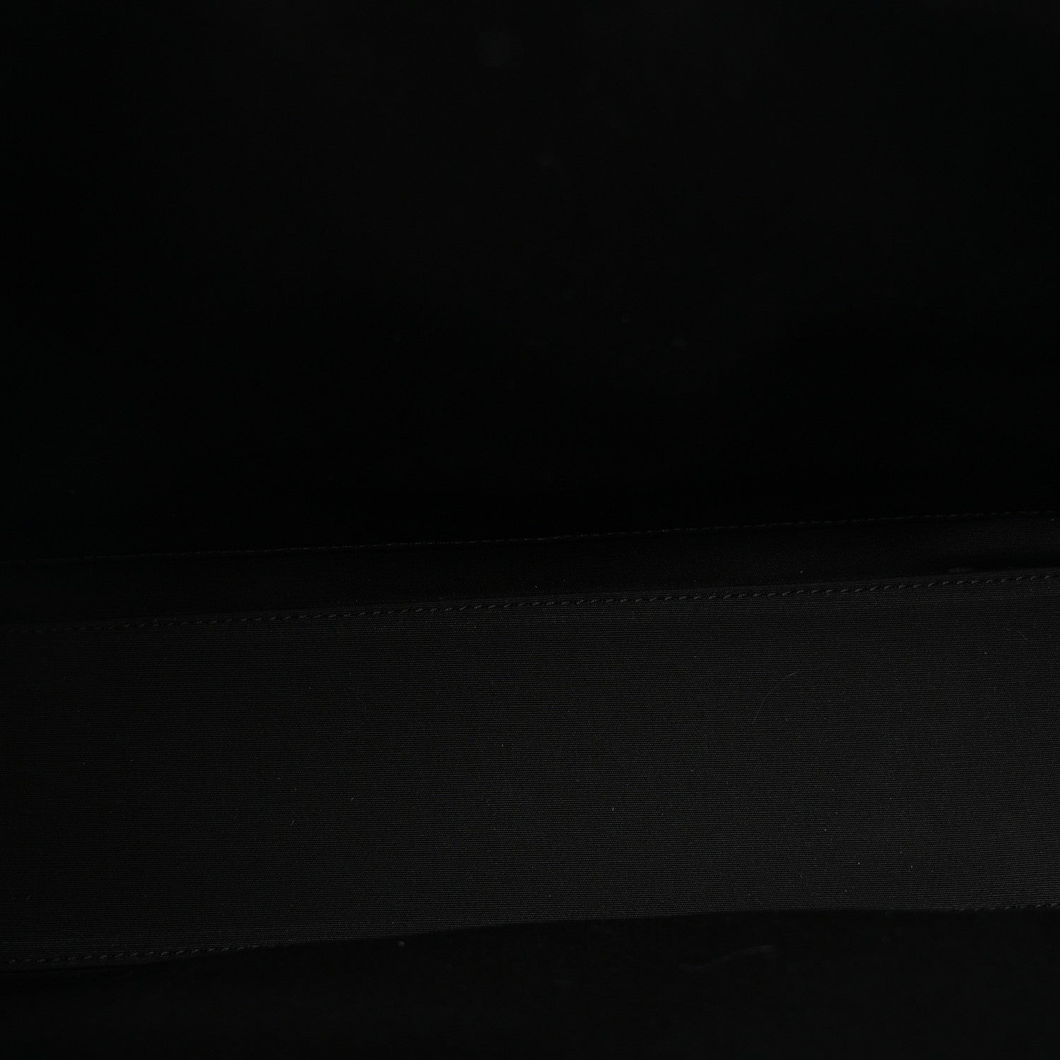 Oblique Grained Calfskin East West Tote Black