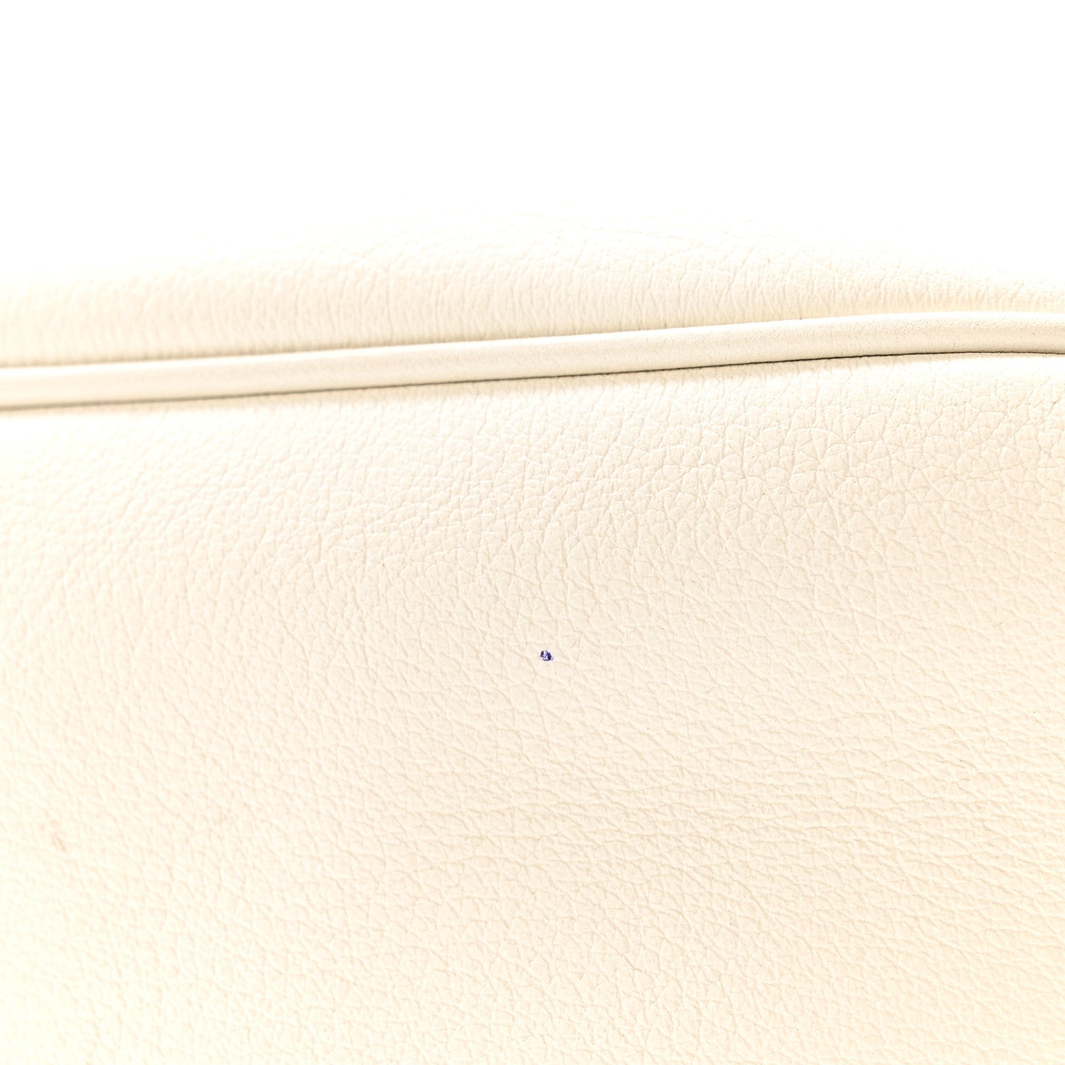 Supple Calfskin Cuir Triomphe Heloise Shoulder Bag White