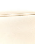 Supple Calfskin Cuir Triomphe Heloise Shoulder Bag White