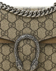 GG Supreme Monogram Mini Dionysus Shoulder Bag Taupe