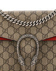 GG Supreme Monogram Small Dionysus Shoulder Bag Red