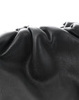 Smooth Butter Calf The Pouch Oversized Clutch Black