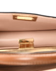 Vitello King Luxor Shiny Nappa Medium Peekaboo I SEE U East West Satchel Brandy Light Rose