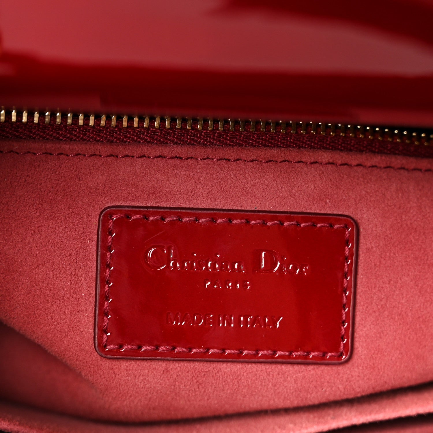 Patent Cannage Small My ABCD1OR Lady D1OR Cherry Red