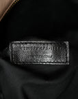 Lambskin Quilted Medium Loulou Puffer Monogram Chain Satchel Dark Beige