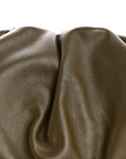 Smooth Butter Calf The Pouch Oversized Clutch Mustard