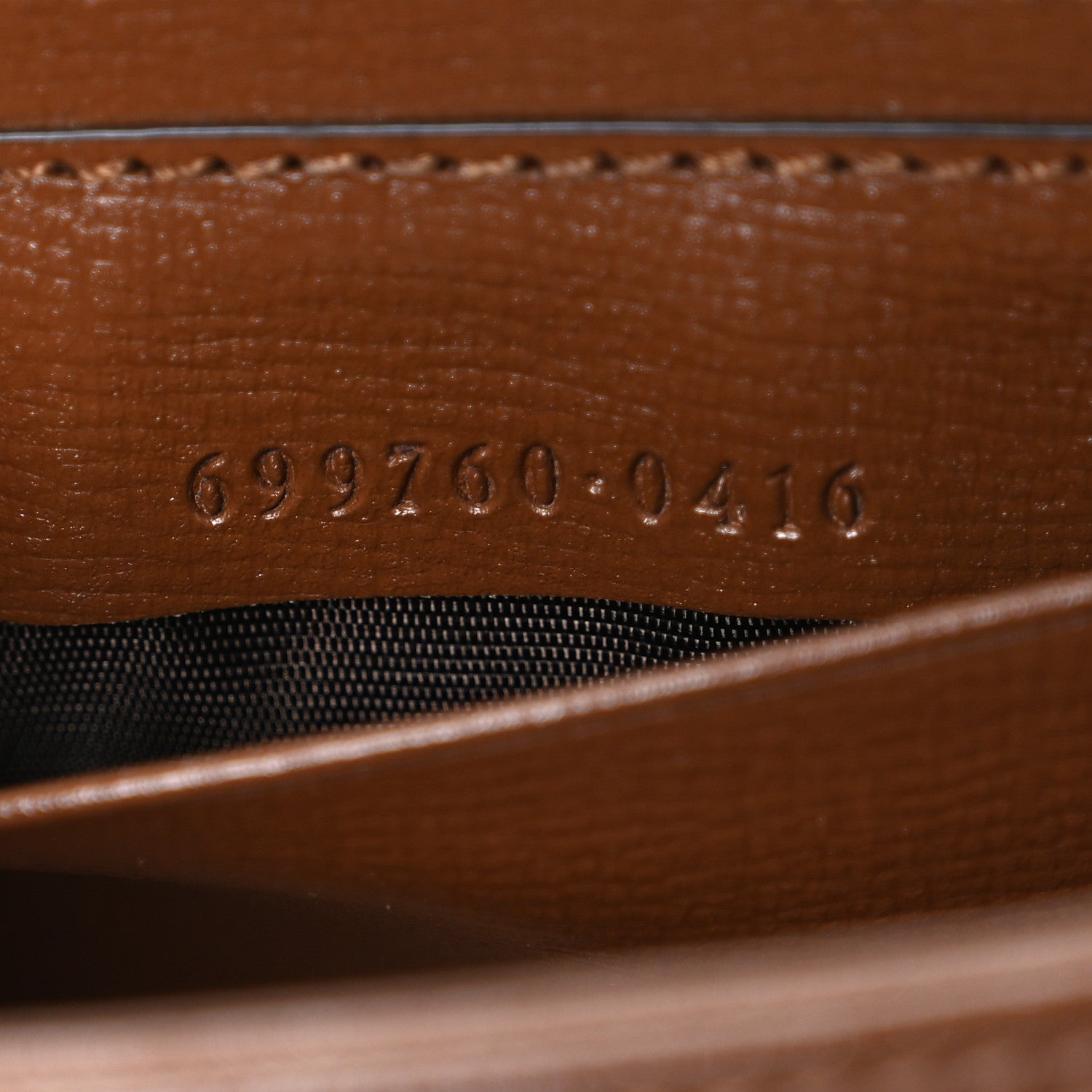 GG Supreme Monogram Azalea Calfskin Web Horsebit 1955 Wallet On Strap Beige Ebony Brown Sugar