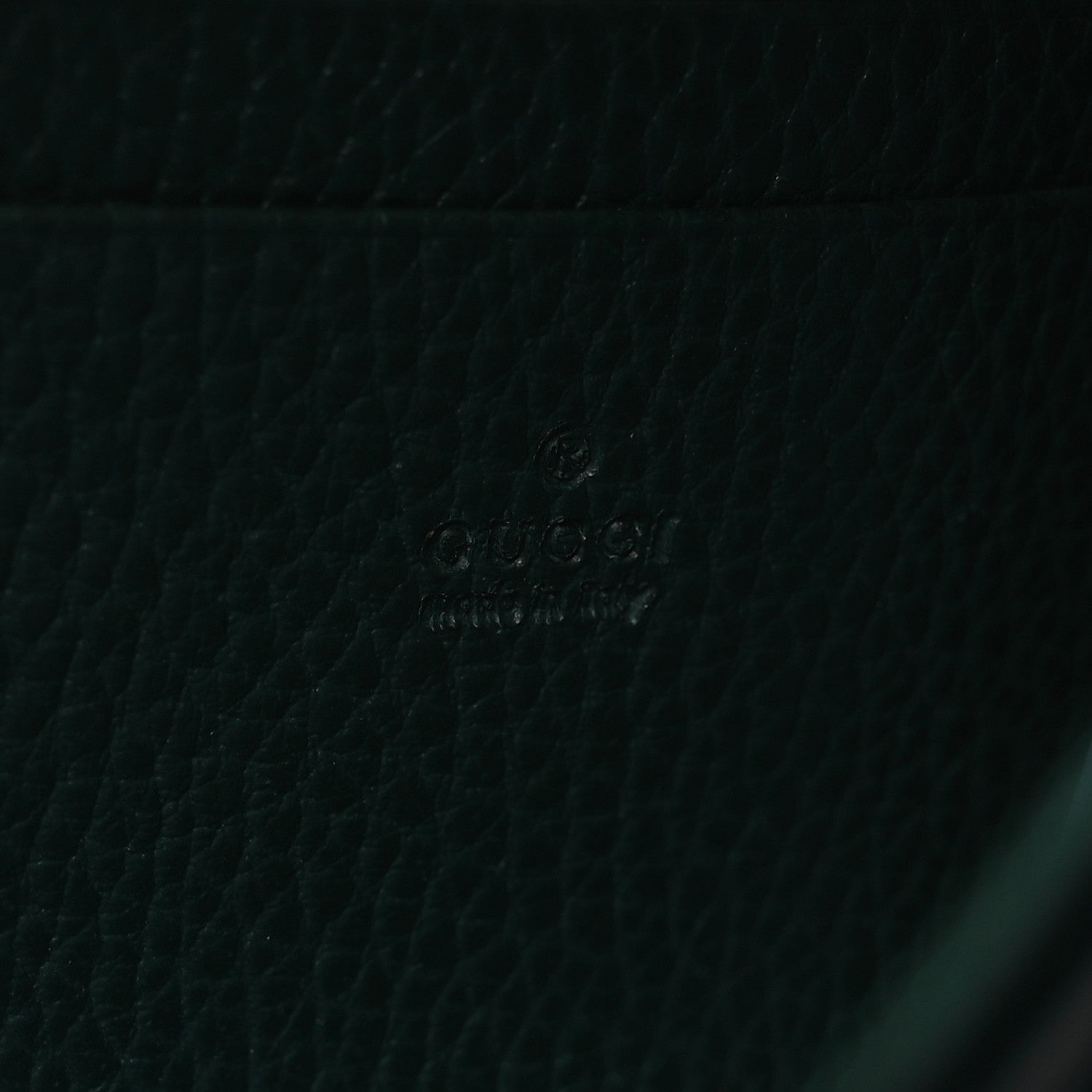 Calfskin Garden Dionysus Chain Wallet Emerald