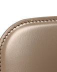 Shiny Calfskin Medium Triomphe Smoked Brown
