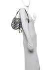 Oblique Saddle Bag Blue