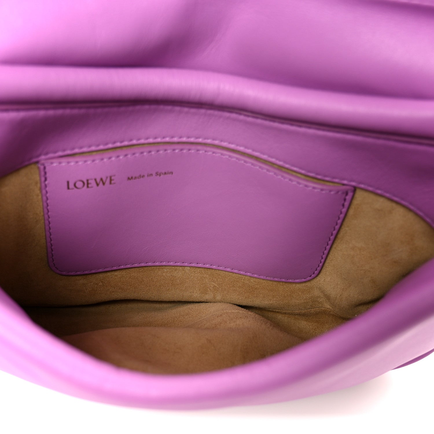 Shiny Nappa Calfskin Paseo Satchel Rockrose