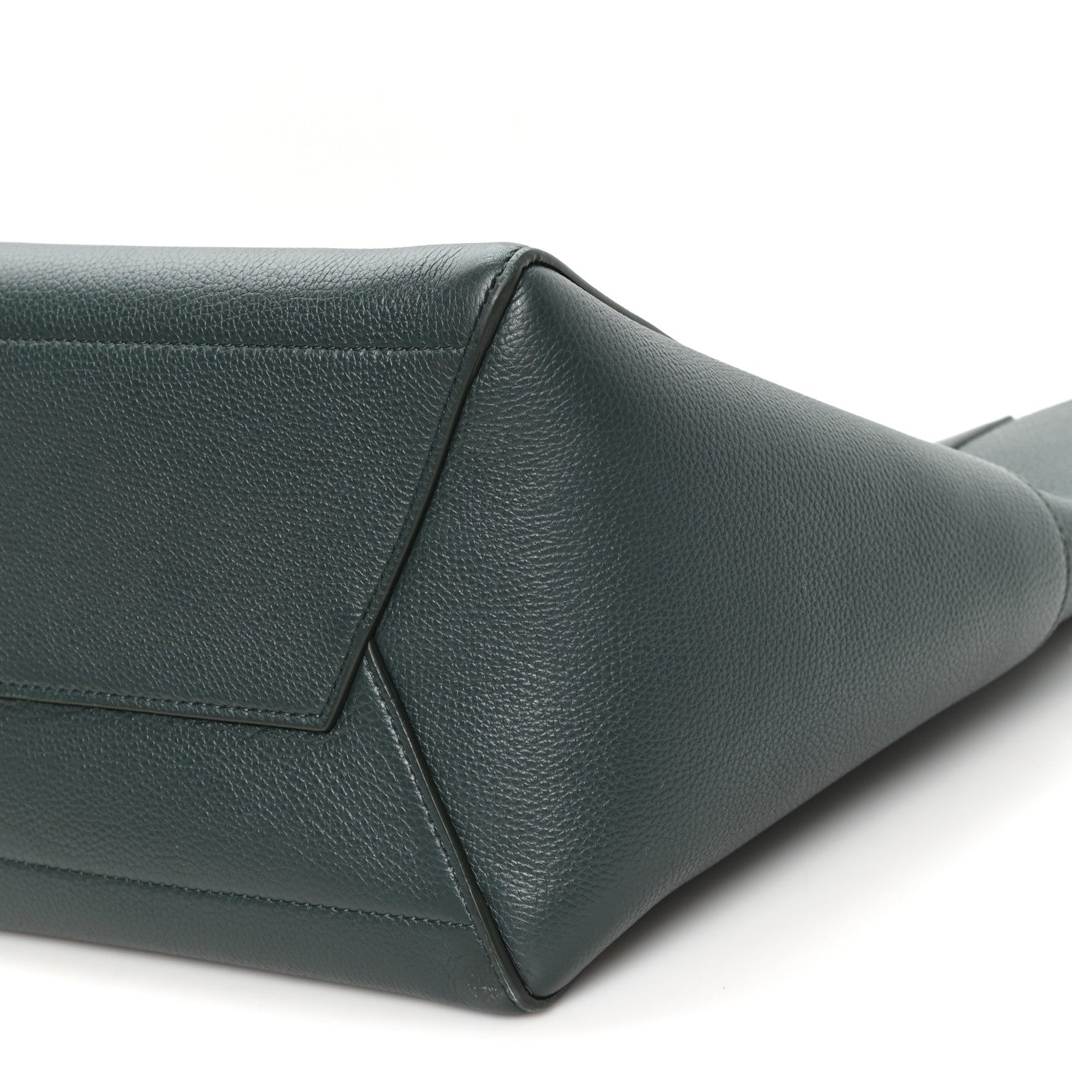 Soft Grained Calfskin Sangle Bucket Bag Amazone