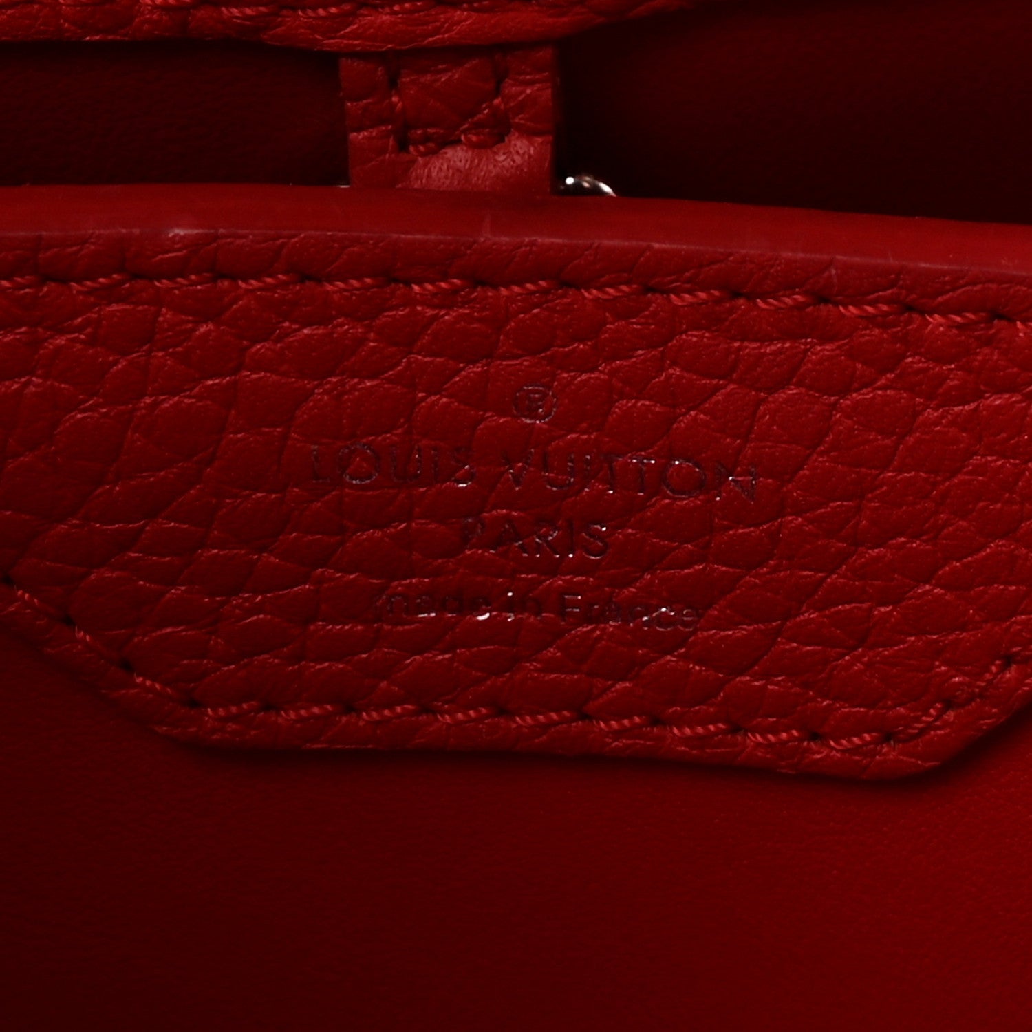 Taurillon Capucines BB Rubis