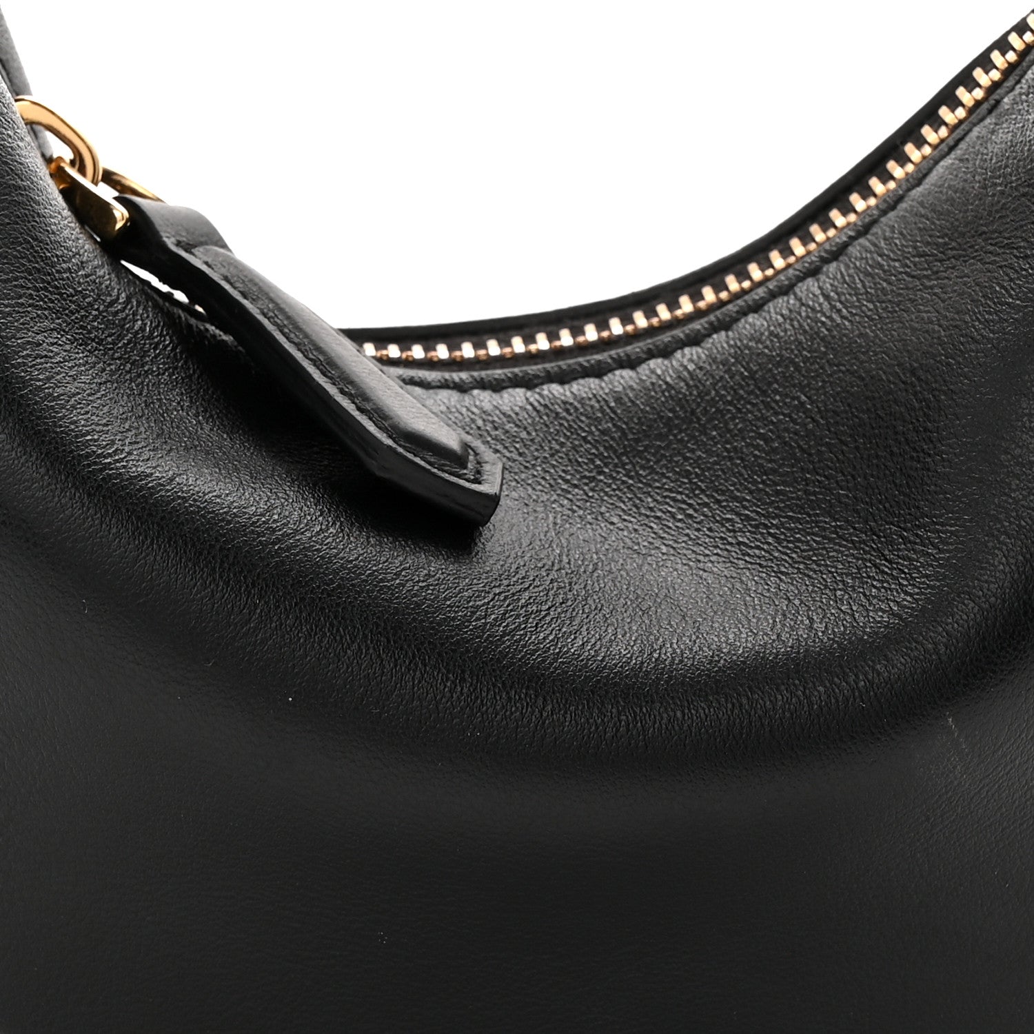 Vitello Grace Matte Nano FNDIgraphy Hobo Charm Black