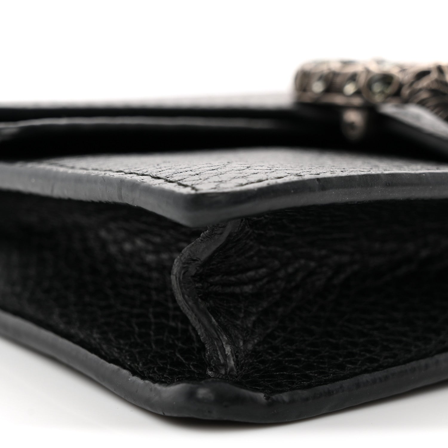 Calfskin Super Mini Dionysus Shoulder Bag Black