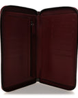 Nappa Intrecciato Travel Organizer Wallet Red